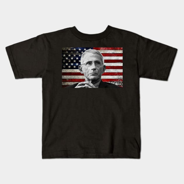 Fauci for America Kids T-Shirt by Howchie